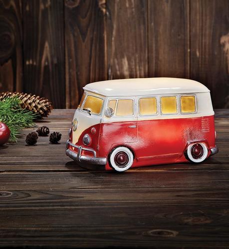 Skontrolujte Stolová dekorácia Markslojd NOSTALGI Red Bus červená tkanina 22 cm 703954