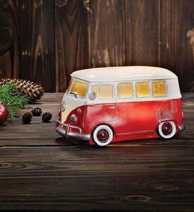 Stolová dekorácia Markslojd NOSTALGI Red Bus červená tkanina 22 cm 703954 small 0