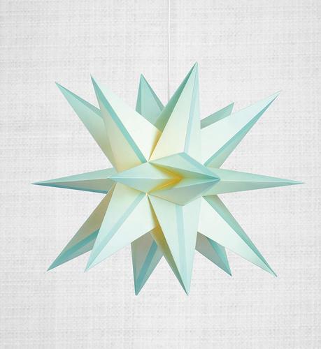 Skontrolujte Papierová 3D hviezda Markslojd Skillinge modrá 50 cm 704461