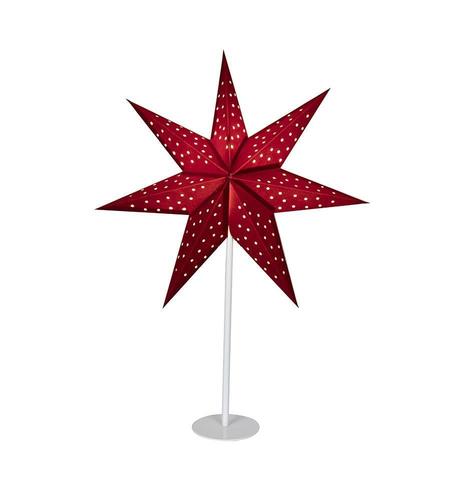Skontrolujte Vianočná papierová hviezda Markslojd Clara 45 cm červená/biela 704907