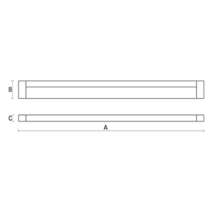 Lineárny LED SMD modul do skrinky 5,3 W 12V 500 Mm Cw Point Touch small 1