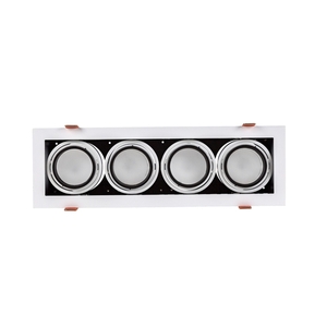 Moderný biely rám Mini Gu10 X4 small 3