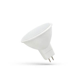 LED žiarovka Mr16 12 V, 4 W, Smd Cw s mliečne rýchlym spektrom + small 0