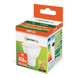 LED žiarovka GU10 230V 6W Smd WW s mliečne bielym sklom small 2