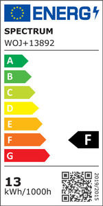 LED Gls E27 230 V 13 W Alu Ww Spectrum + small 2