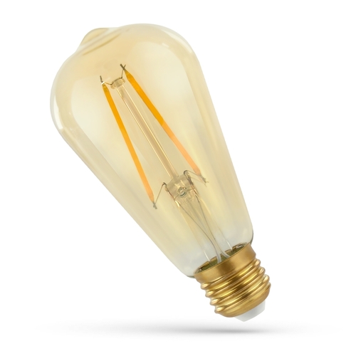 Skontrolujte LED St64 E27 230 V, 2 W, Cog Ww, Retroshine Spectrum