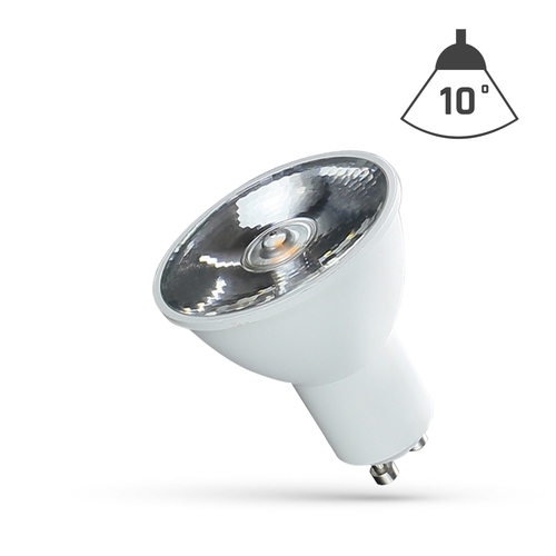 Skontrolujte LED žiarovka Gu10 230 V, 6 W, Smd, 10 st. Nw, so spektrálnym objektívom