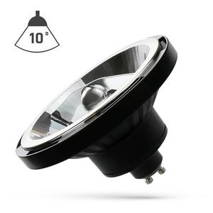 LED reflektorová žiarovka Spectrum AR111 GU10 15 W 4000 K 10° čierna WOJ+14144 small 0