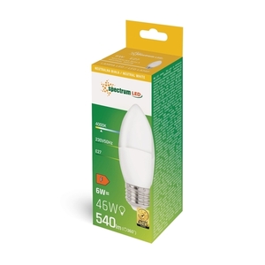 LED sviečka E27 230 V 6 W Nw Spectrum 1 LED sviečka E27 230 V 6 W Nw Spectrum small 1