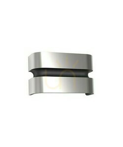 Vonkajšie nástenné LED svietidlo Lutec MAYA 5198302001 strieborné 15W IP54 small 0
