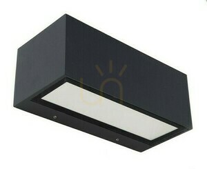 Vonkajšie nástenné svietidlo Lutec GEMINI antracit LED 20W 1230lm 3000K small 0