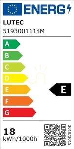 Vonkajšie nástenné svietidlo Lutec QUBO LED 18W 1100lm antracit 3000K small 1