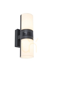 Vonkajšie nástenné svietidlo Lutec CYRA 5198102118 antracit LED 15 W senzor small 0