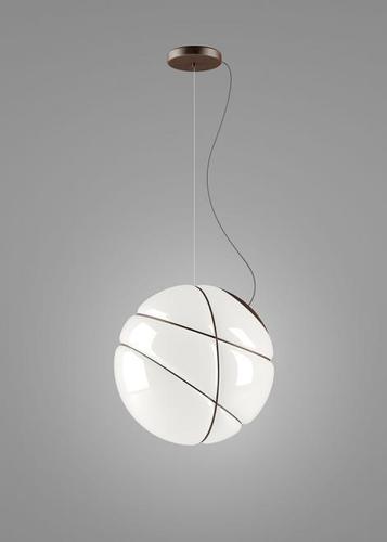 Skontrolujte Závesná lampa Fabbian Armilla F50 13W - biela a hnedá - F50 A01 14