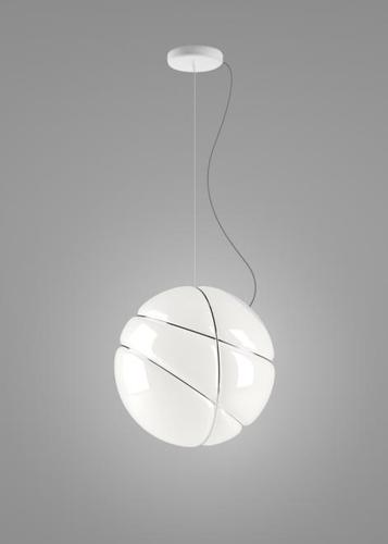 Skontrolujte Závesná lampa Fabbian Armilla F50 13W - biela a chrómová - F50 A03 01