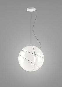 Závesná lampa Fabbian Armilla F50 13W - biela a chrómová - F50 A03 01 small 0