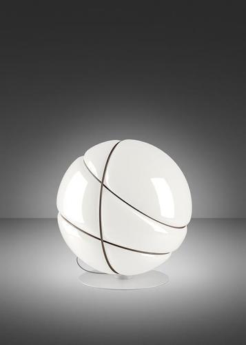 Skontrolujte Fabbian Armilla F50 13W stolová lampa - čiernobiela - F50 B01 01