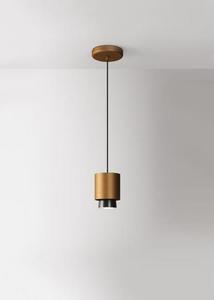 Závesná lampa Fabbian Claque F43 20W 10cm - Bronzová - F43 A01 76 small 0