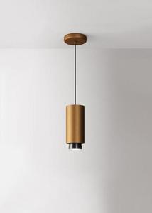 Závesná lampa Fabbian Claque F43 20W 20cm - Bronzová - F43 A03 76 small 0