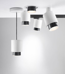 Bodové svetlo Fabbian Claque F43 20W pohyblivé - biele - F43 E07 01 small 1