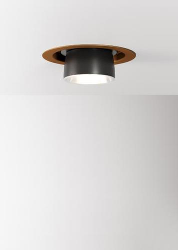 Skontrolujte Fabbian Claque F43 20W zapustené svetlo - Bronz - F43 F02 76