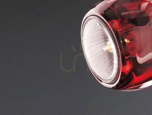 Fabbian Beluga reflektor pre podbradník - červený - D57 J07 03 small 1