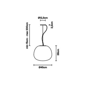 Závesné svietidlo Fabbian Lumi F07 45cm - F07 A03 01 4 Závesné svietidlo Fabbian Lumi F07 45cm - F07 A03 01 small 4