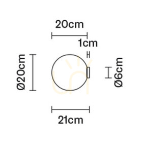Nástenné svietidlo Fabbian Lumi F07 20cm - F07 G27 01 3 Nástenné svietidlo Fabbian Lumi F07 20cm - F07 G27 01 small 3