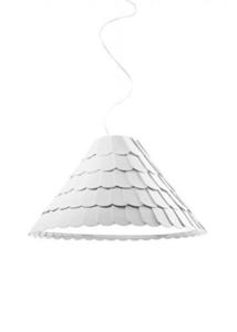 Závesné svietidlo Fabbian Roofer F12 76cm - Biele - F12 A03 01 small 0