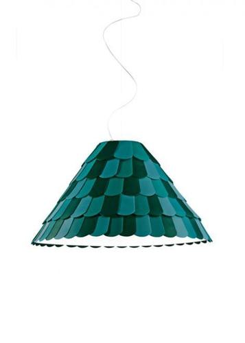 Skontrolujte Závesné svietidlo Fabbian Roofer F12 76cm - Zelené - F12 A03 43