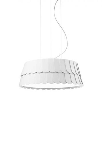 Skontrolujte Závesné svietidlo Fabbian Roofer F12 13W 59cm - Biele - F12 A05 01