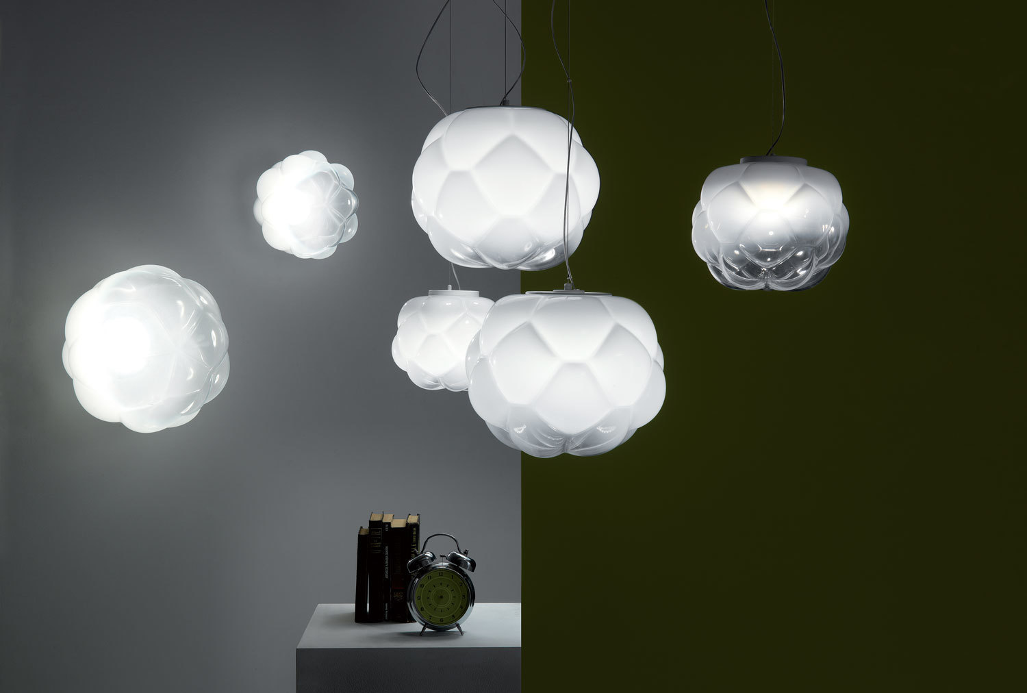 Náhľad Závesná lampa Fabbian Cloudy F21 40cm - F21 A05 71 Závesná lampa Fabbian Cloudy F21 40cm - F21 A05 71