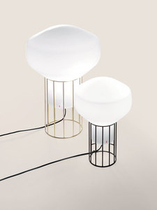 Stolná lampa Fabbian Aérostat 53cm - čierny chróm - F27B03 24 small 4