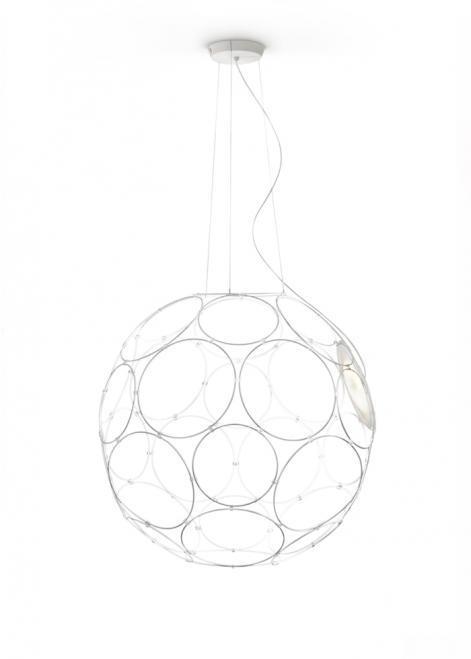 Skontrolujte Závesná lampa Fabbian Giro F30 17W 67cm - Biela - F30 A01 01 Závesná lampa Fabbian Giro F30 17W 67cm - Biela - F30 A01 01