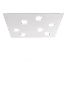 Stropné svietidlo Fabbian Quarter F38 5W 59,5x59,5cm - Biele - F38 G13 01 small 0
