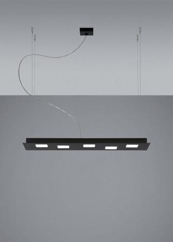 Skontrolujte Závesná lampa Fabbian Quarter F38 5W 70x20cm - Čierna - F38 A01 02