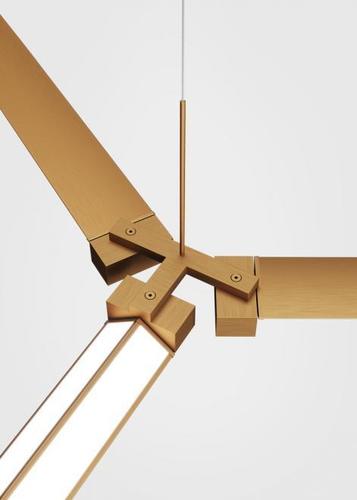 Skontrolujte Fabbian Pivot F39 Príslušenstvo Trojitý konektor - Bronz - F39 Z03 76