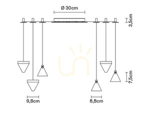 Závesné svietidlo Fabbian Tripla F41 3W 6 - Chróm - F41 G03 11 7 Závesné svietidlo Fabbian Tripla F41 3W 6 - Chróm - F41 G03 11 small 7