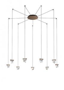 Závesné svietidlo Fabbian Tripla F41 3W 9 - Bronz - F41 G05 76 small 0