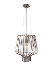Závesná lampa Fabbian Saya F47 22W 40cm - Hnedá a priehľadná - F47 A10 00 small 0