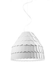 Závesné svietidlo Fabbian Roofer F12 22W 57cm - Biele - F12 A01 01 0 Závesné svietidlo Fabbian Roofer F12 22W 57cm - Biele - F12 A01 01 small 0
