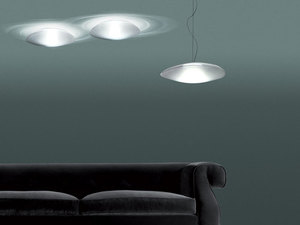 Závesná lampa Fabbian Loop 7W Čierna podšívka strechy - F35A0300 small 4