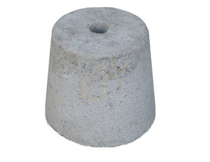 SU-MA Veľký 30 kg sivý betónový základ pre záhradnú lampu small 0