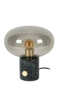 Stolová lampa Lucide Charlize čierna mramorová retro E27 03520/01/65 small 1