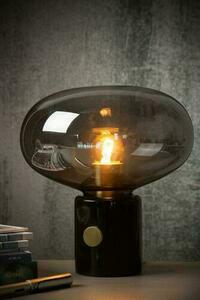 Stolová lampa Lucide Charlize čierna mramorová retro E27 03520/01/65 small 2