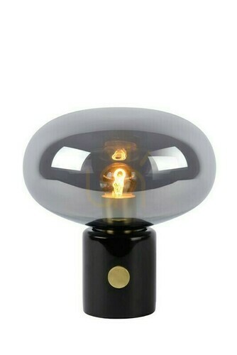 Skontrolujte Stolová lampa Lucide Charlize čierna mramorová retro E27 03520/01/65