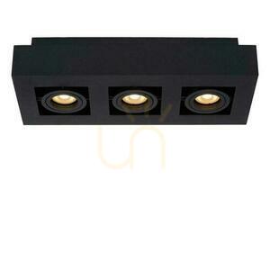 Stropné LED svietidlo Lucide Xirax čierne GU10 3x5W 09119/16/30 small 3