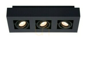 Stropné LED svietidlo Lucide Xirax čierne GU10 3x5W 09119/16/30 small 8