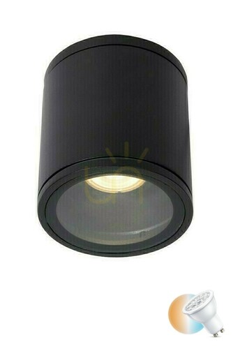 Skontrolujte Plafón Lucide AVEN čierny GU10 IP65 22962/01/30