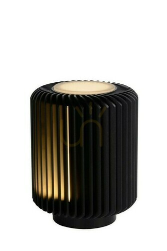 Skontrolujte Stolová lampa Lucide TURBIN čierna LED 5W 400lm 3000K 26500/05/30